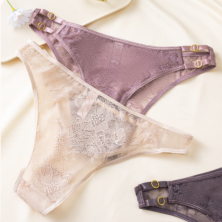 5 Pack Lot Sexy Womens Sheer Lace Panties Brief French Ladies Underwear Lingerie