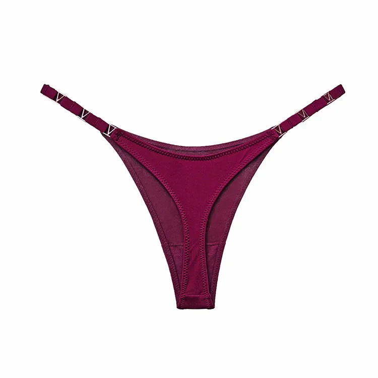 Seamless Thong Panties Low Rise Soft Breathable G String Bikini Underwear