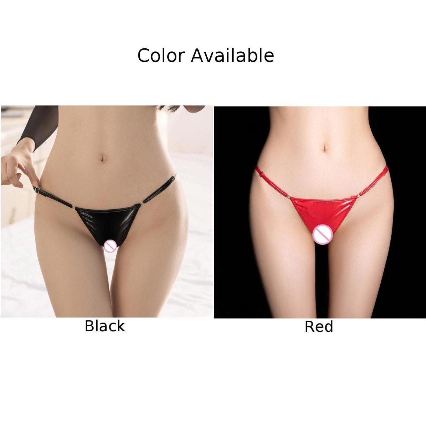 Women Briefs Solid Color Stretch T-back Breathable G-string Lightweight