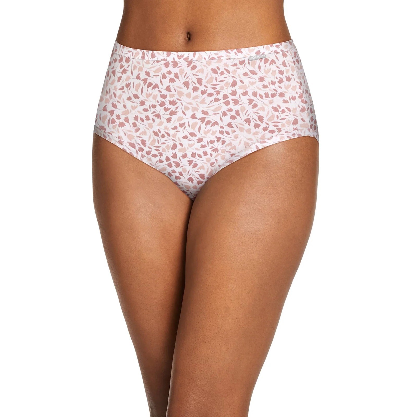 Jockey 3-Pack Elance Briefs Comfort 100% Cotton 1486 Prim Floral 10/3XL NIP