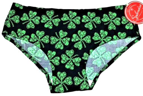 large – NWT Splendies 4 leaf clover hipster panty $12 tag (d245)