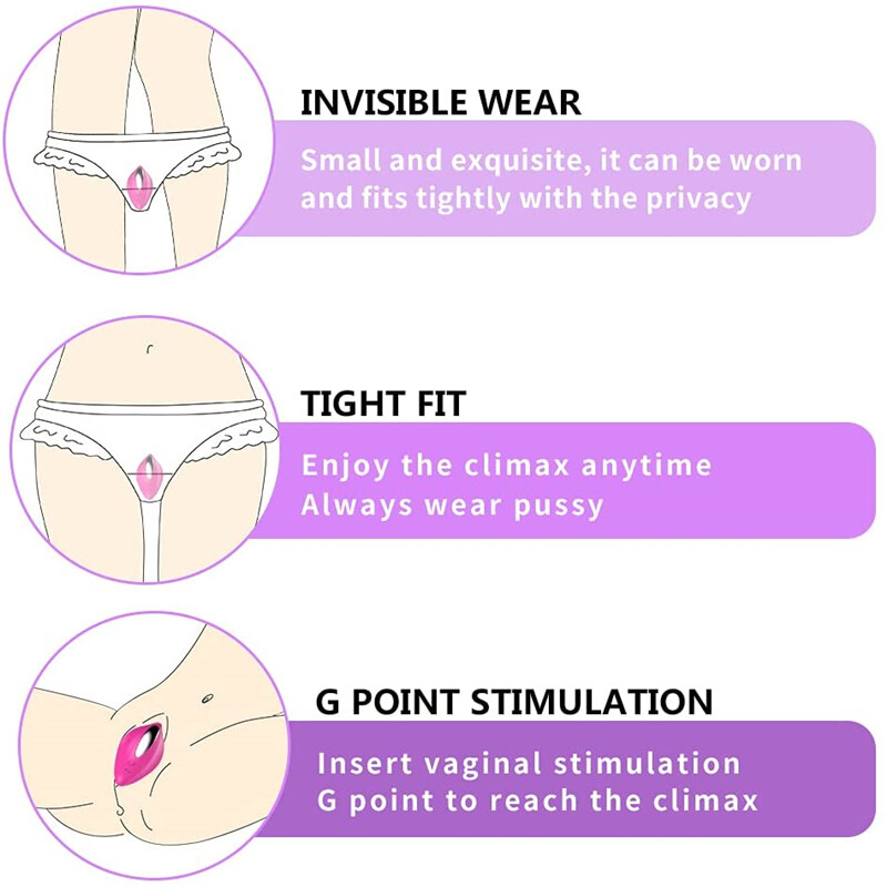 Panties Massager Vibrating Wireless Remote Control Women Underwear US