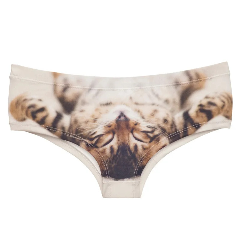 Printed Low Rise Panties Soft Stretch Breathable Briefs Comfortable Fit Wear