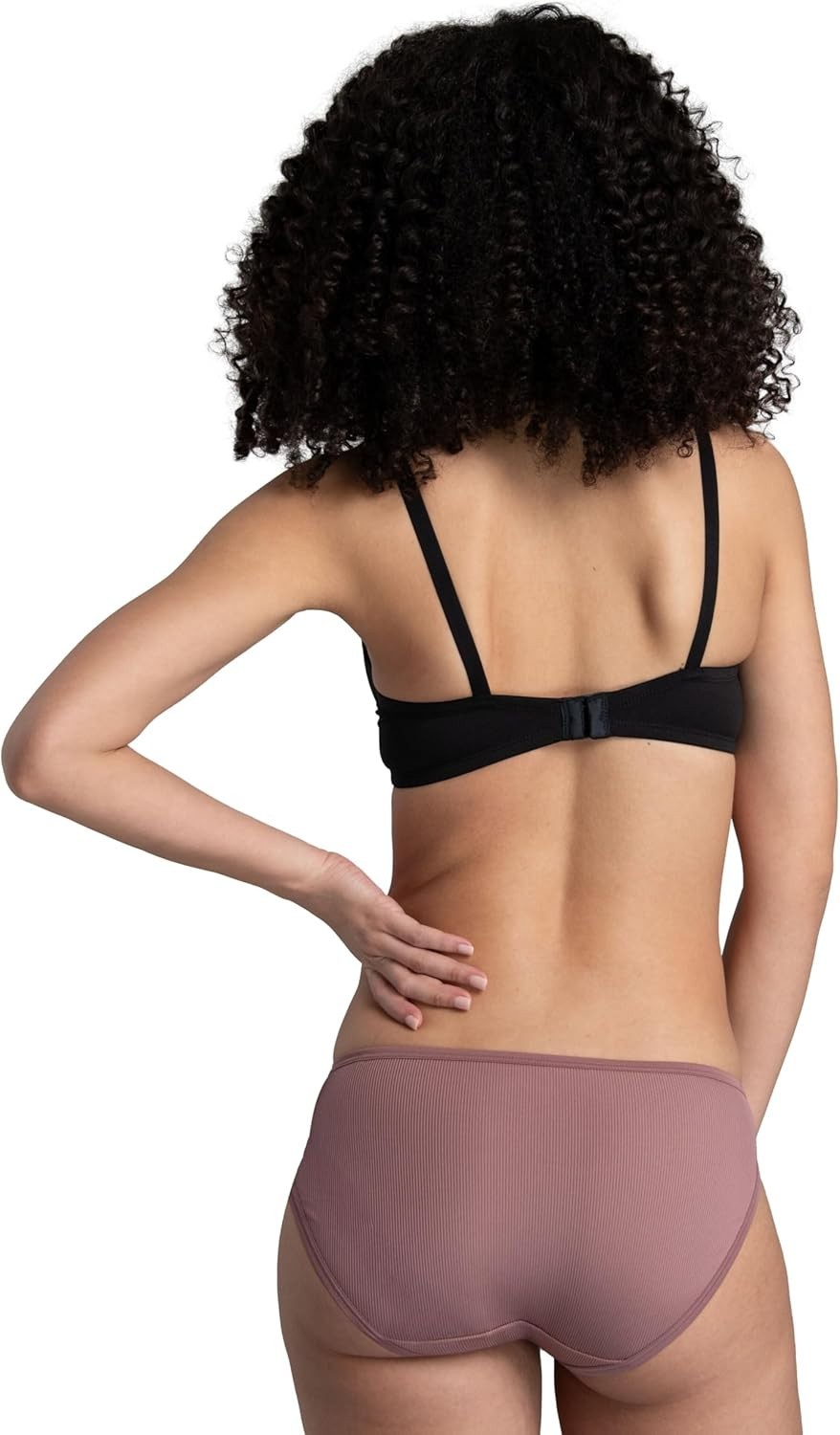 Comfort-First Women’s Tag-Free Microfiber Bikini Underwear, 6 Assorted Colors