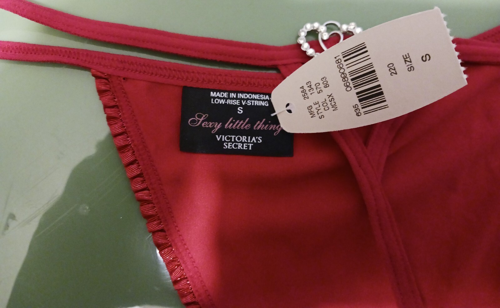 Vintage Size Small Sexy Little Things Low-Rise V-String Victoria’s Secret Key