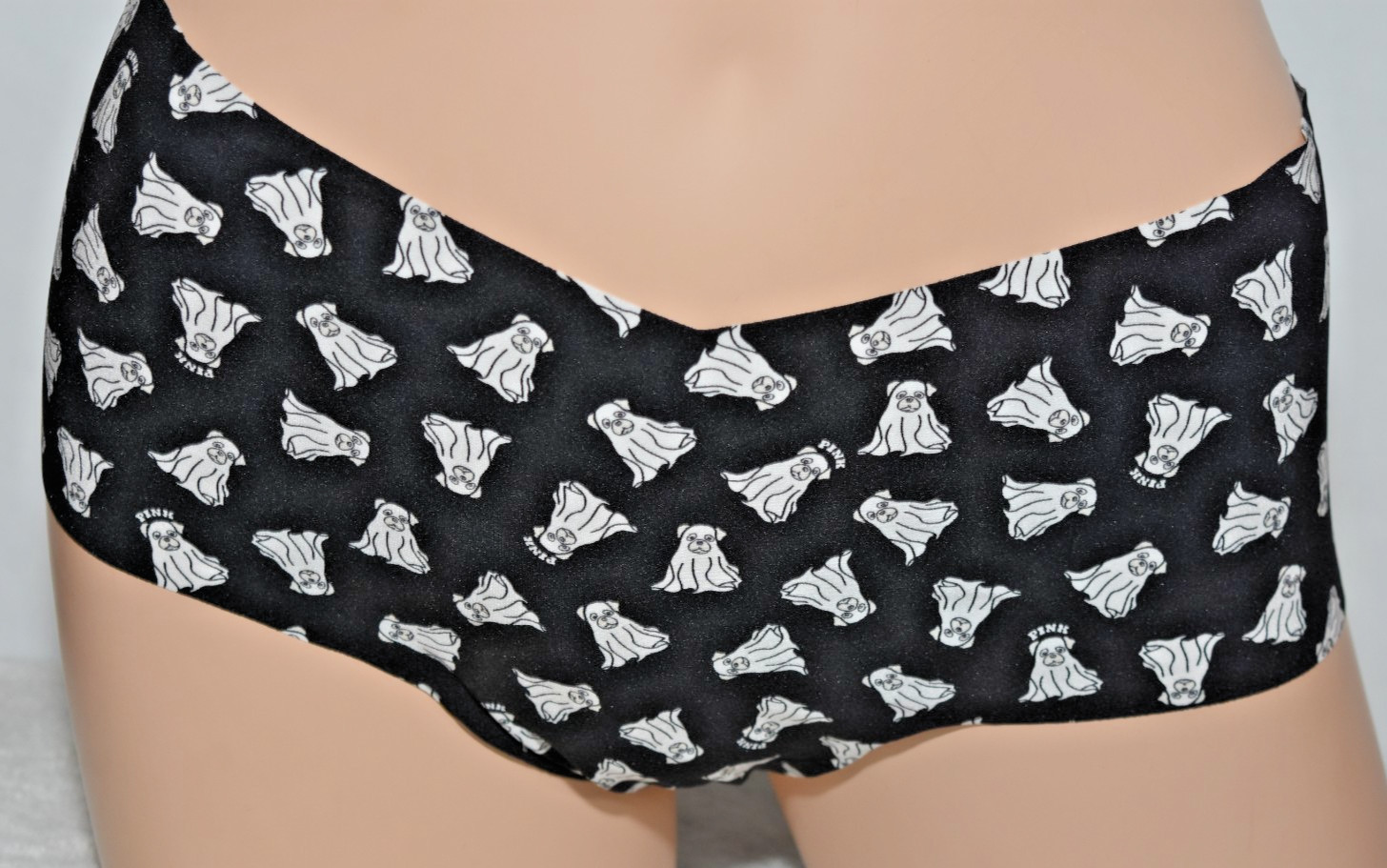 NWT Victoria’s Secret Pink Dog Ghost Halloween Hipster Panty 2X XXL