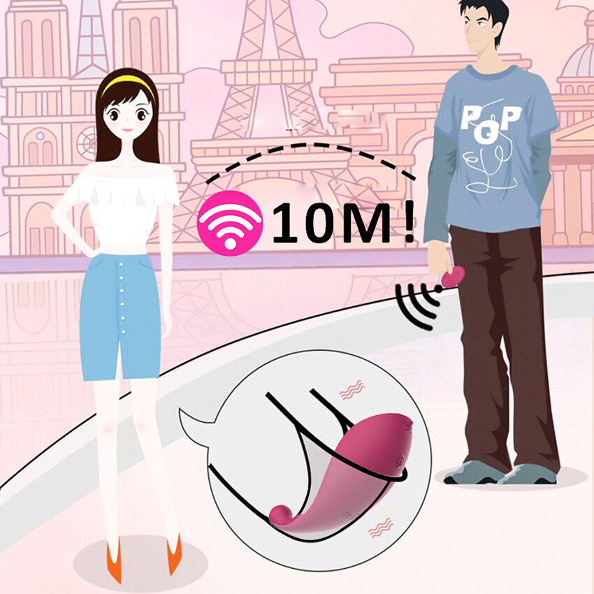 10 Mode Wireless Remote Control Double Vibra Panties Rechargerable Women Toys