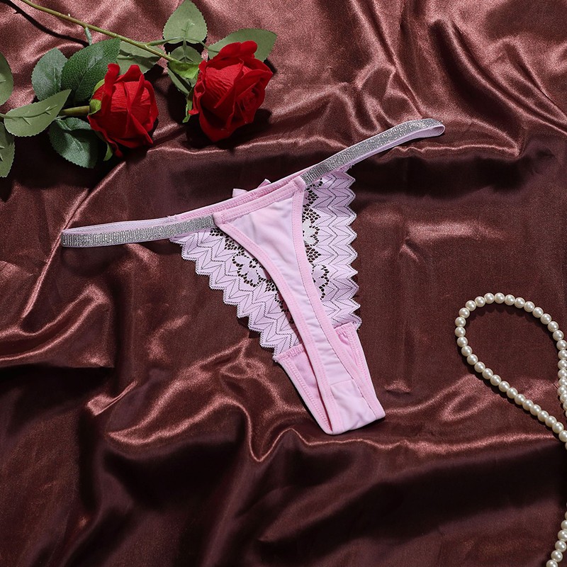 6 Pack Lot Sexy Womens See Through Lace Panties Thongs Underwear Sissy Lingerie