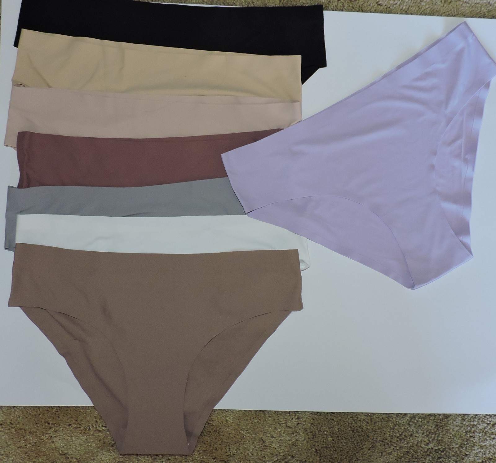 8 Pairs Comfortable Seamless,Soft Fabric,Breathable,Stretchy,Elegant Panties L