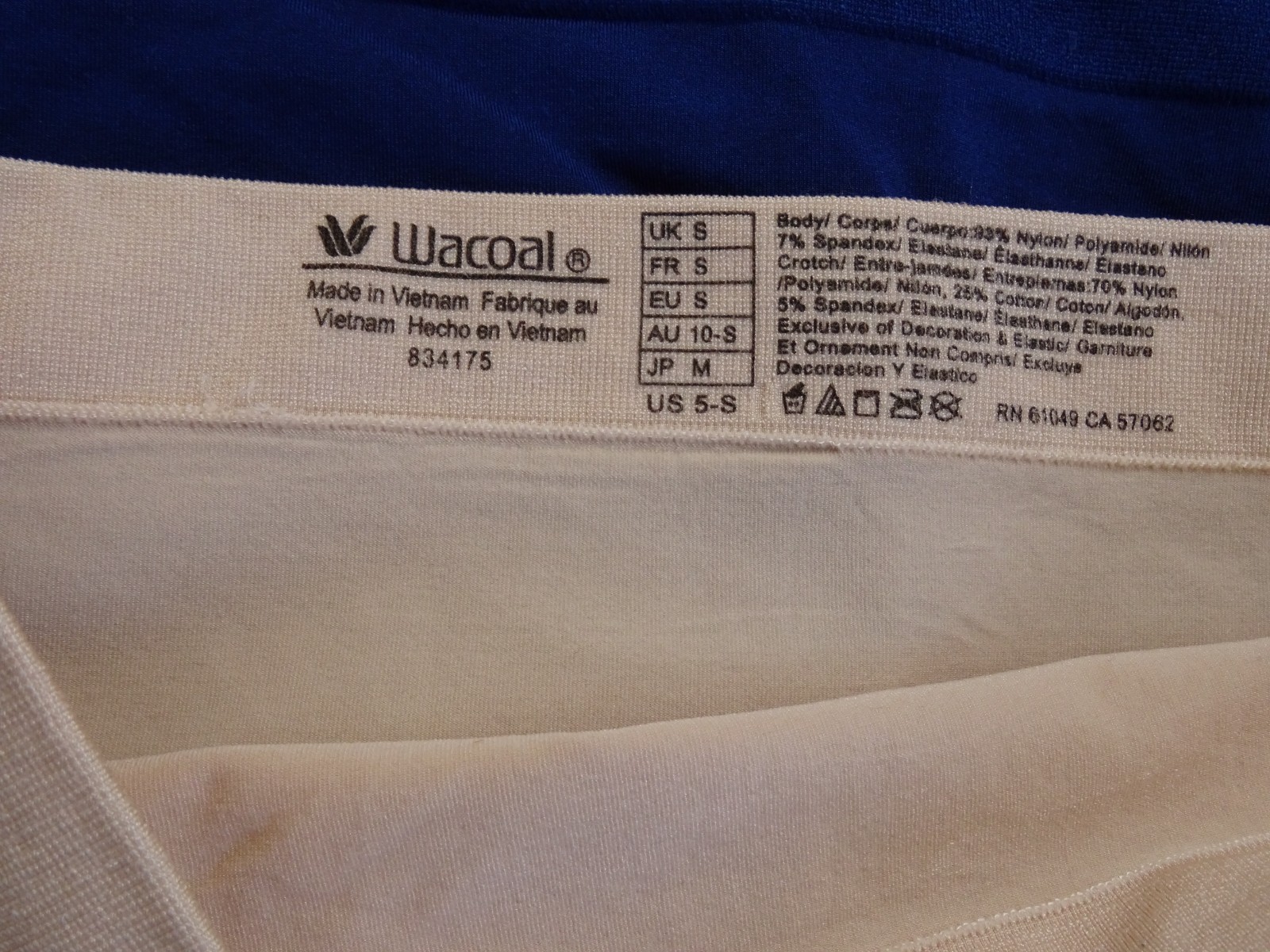 Wacoal 834175# B-Smooth Hi-Cut Brief 3-Pack Panties US Size S