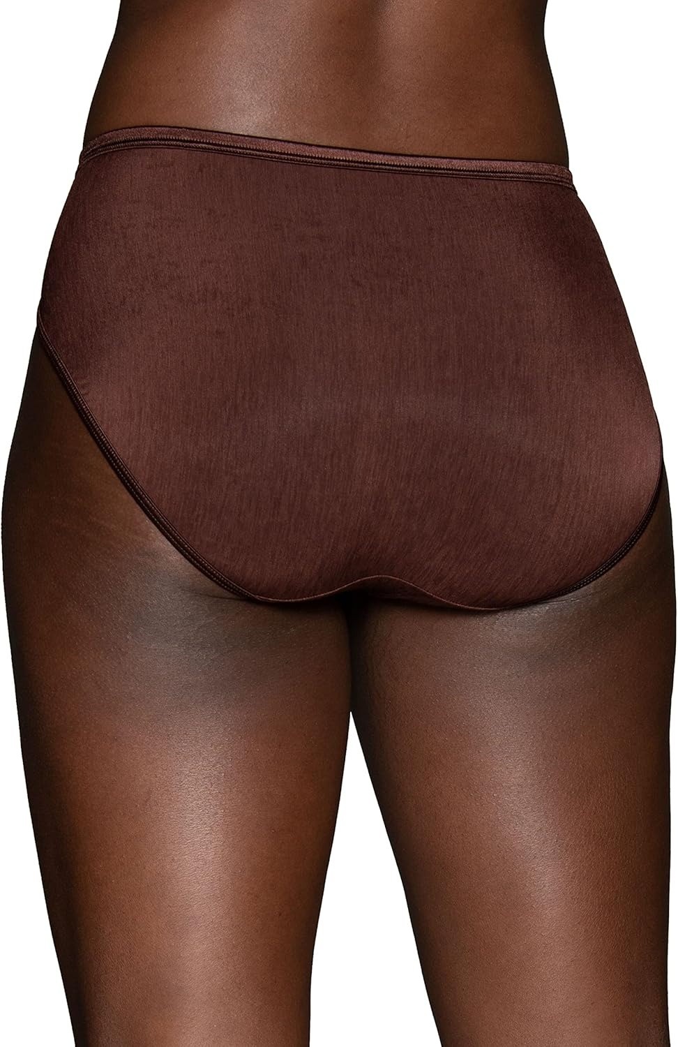 2 Pack Vanity Fair Illumination Hi-Cut Brief Panty 13108 Cappuccino Brown NWT
