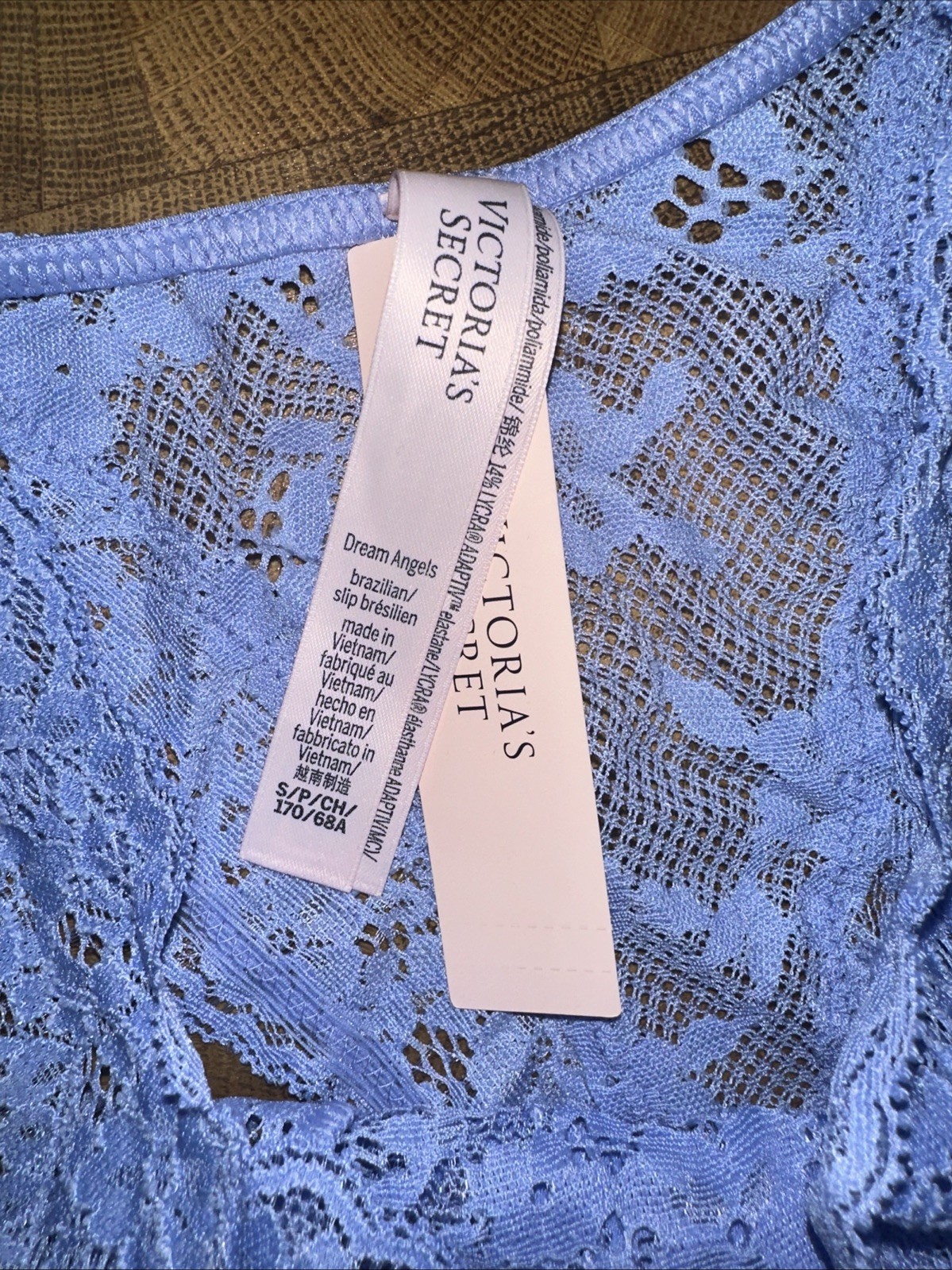 Victoria’s Secret Women’s Underwear Dream Angels Brazilian/Slip Blue Size: S