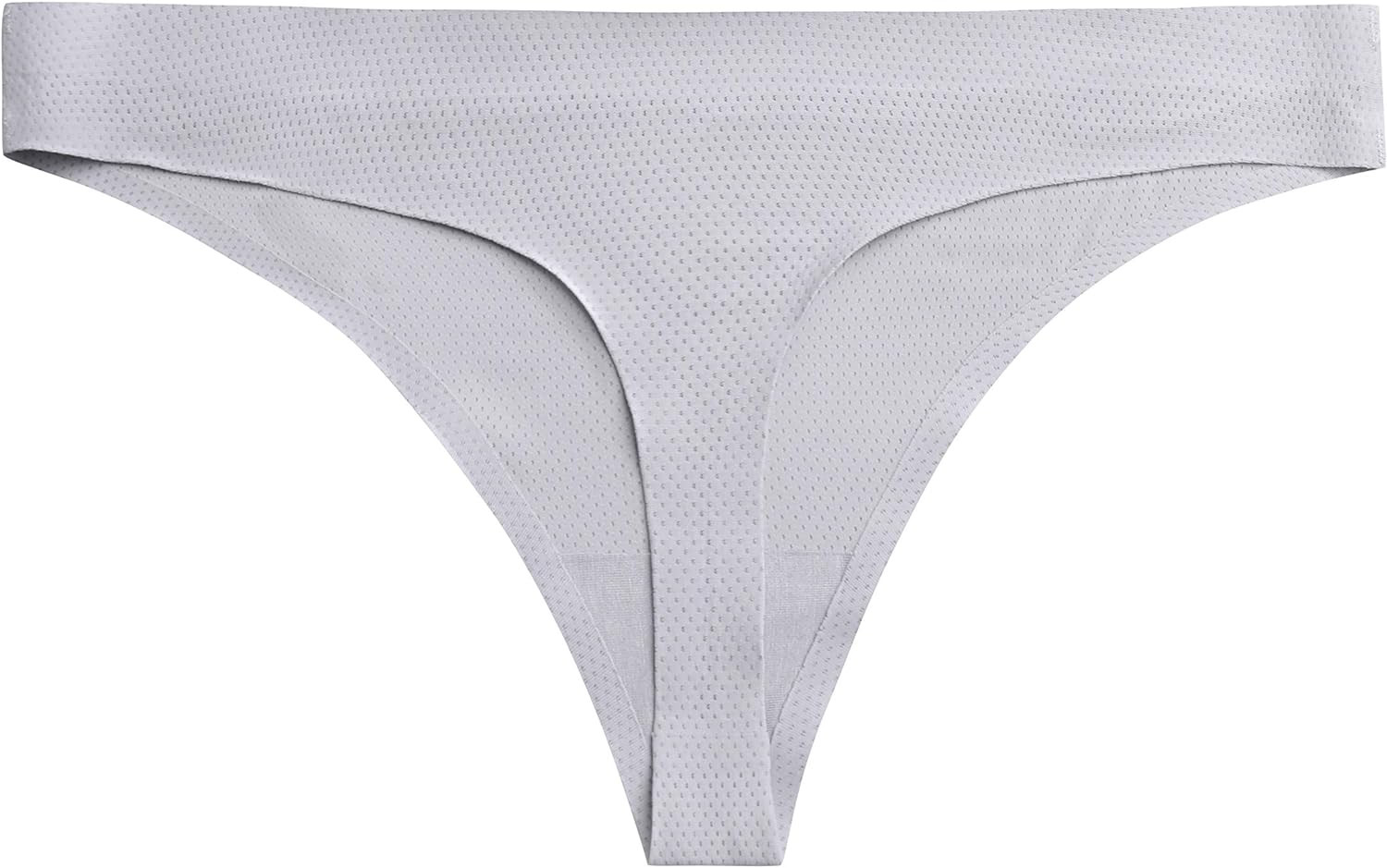 Voenxe Seamless Women Underwear Thongs,No Show Ladies Thong,No Line Workout Brea