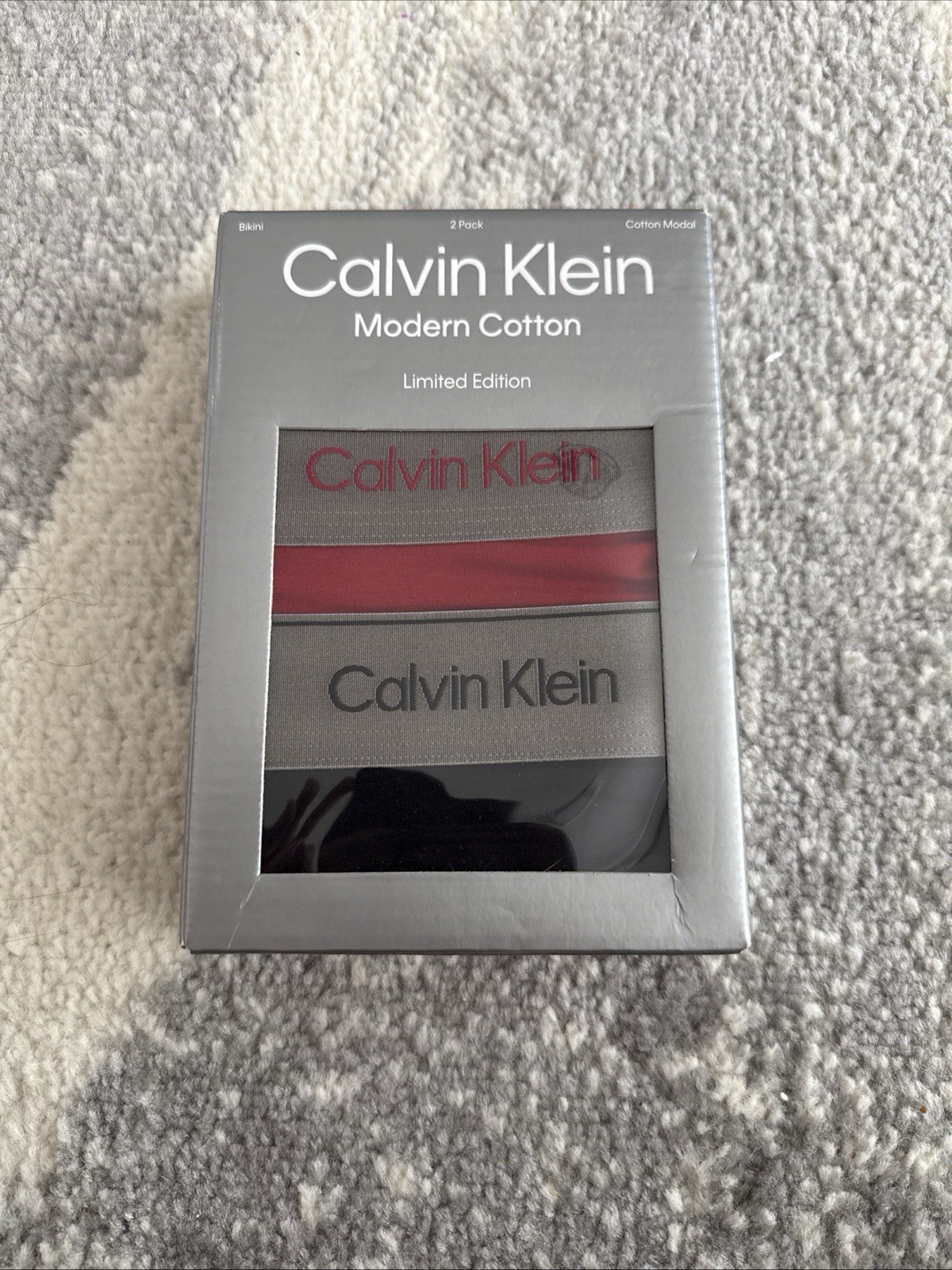 Calvin Klein Modern Cotton Modal Bikini Limited Edition Underwear XS Women BNWT
