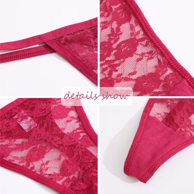 FINETOO Lace Thong Women Low Waist G-String Sexy Lingerie Underwear M–XL ✅