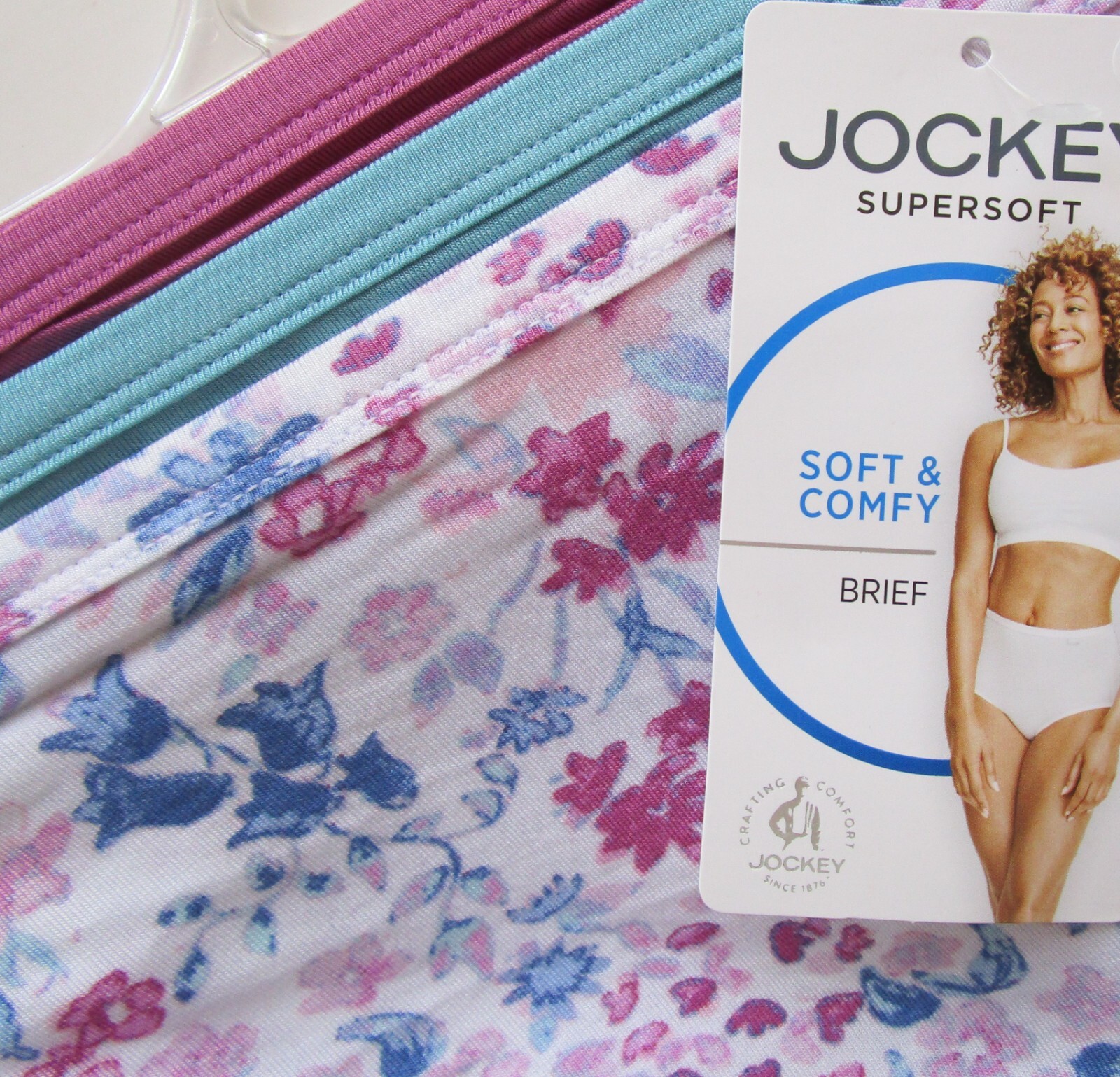 Jockey Modal Stretch Supersoft Brief Pantie 3 Pack Style 002073 Size 9 XXL NWT