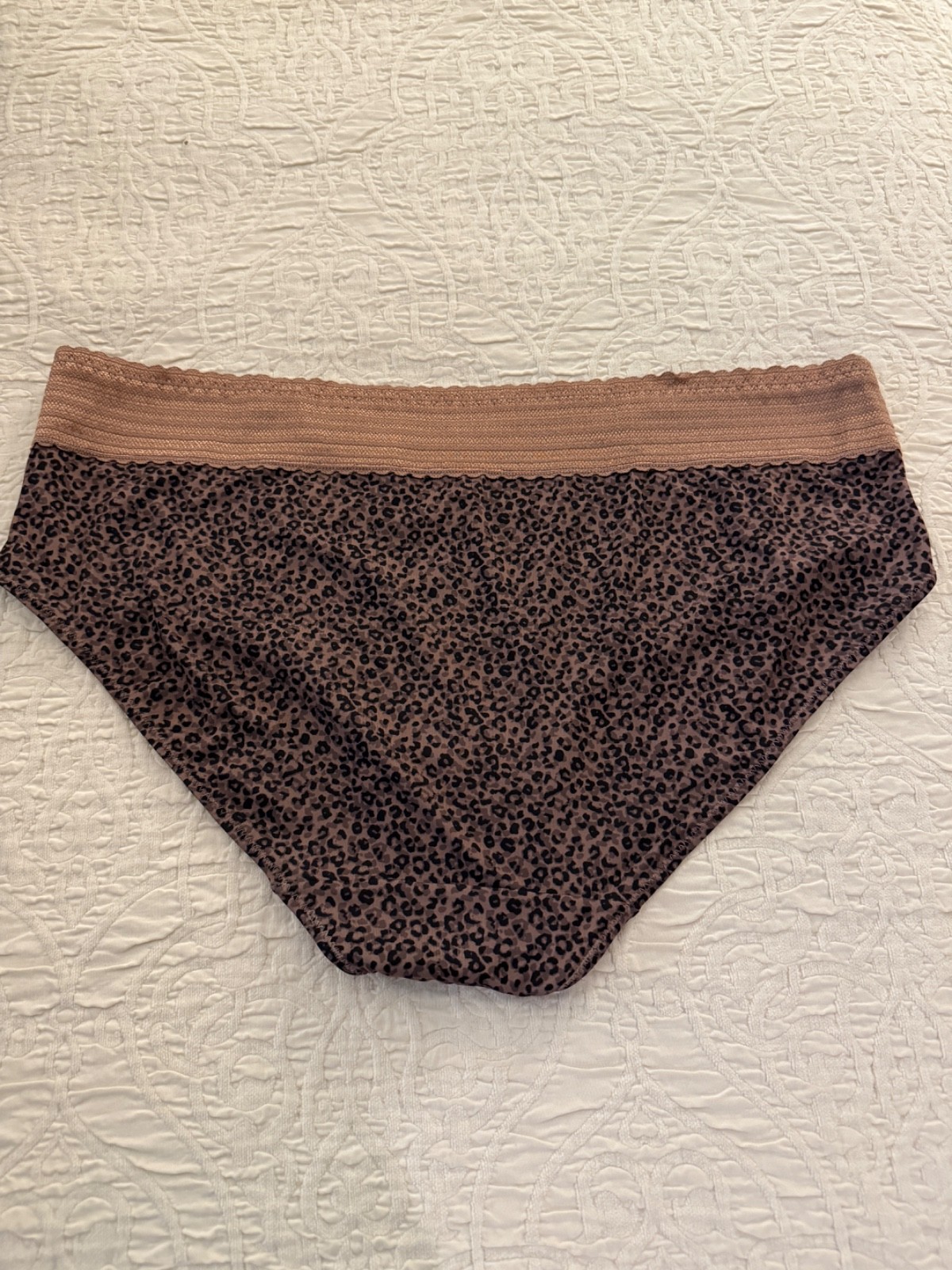Lot of 2 pairs of Warner Hipster Panties with Lace waistband, size 10 or 3XL