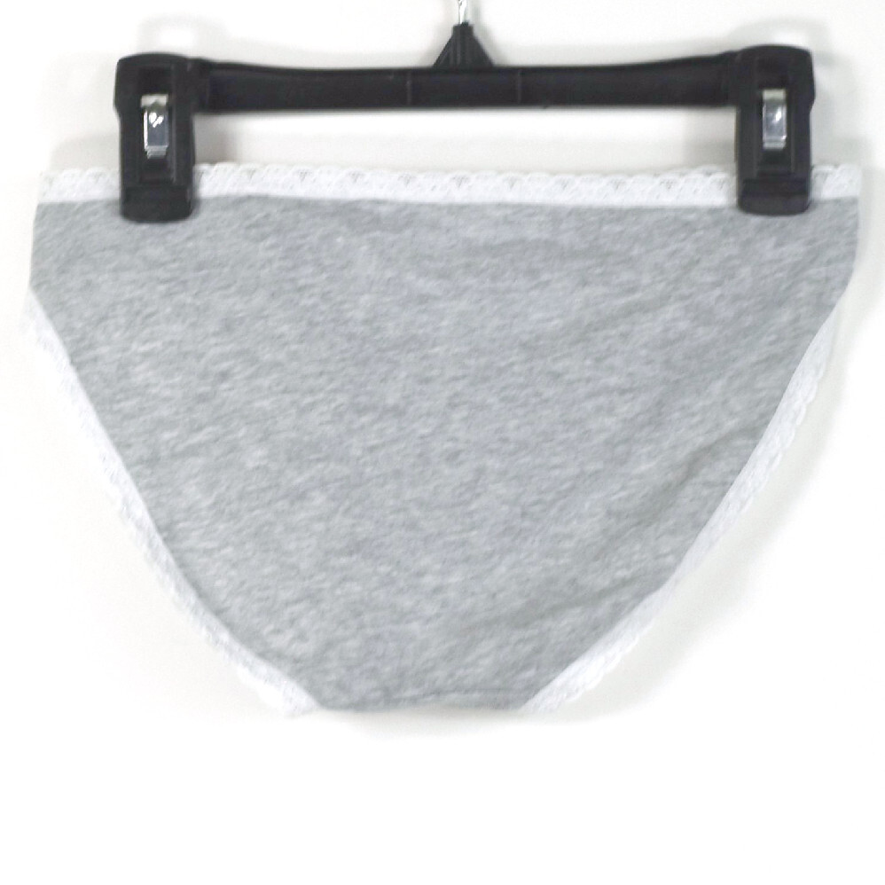 Jenni Cotton Blend Lace Trim Bikini Solid Choose Size & Color New Panty