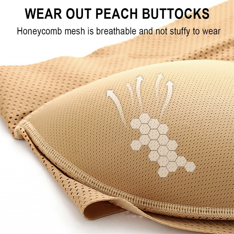 Womens Padded Push Up Panties Shaper Fake Buttocks Seamless Hip Enhancer Briefs