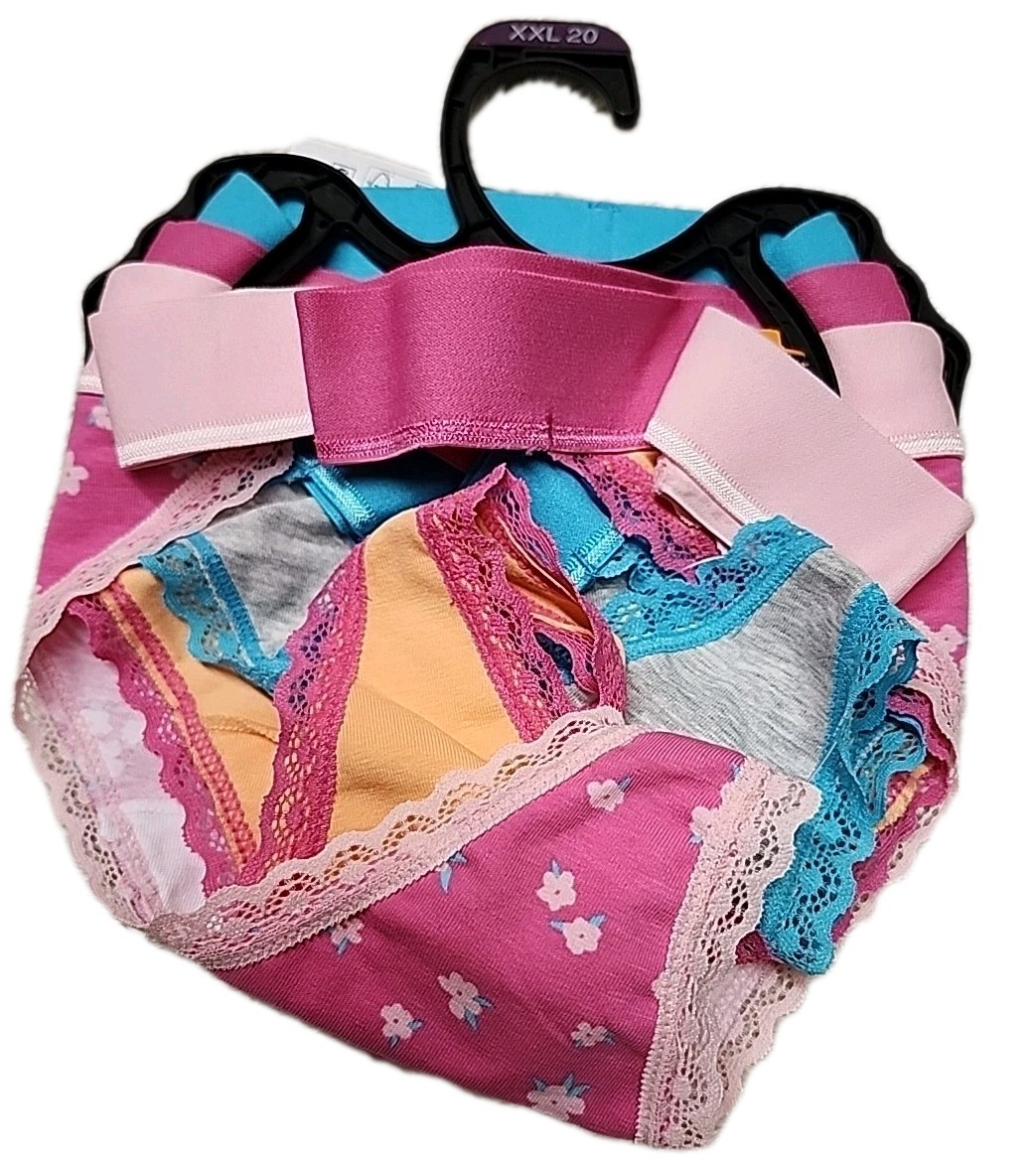 NWT Way To Celebrate Women’s 3-Pair Cotton Thong Panties XXL 20 Multicolor
