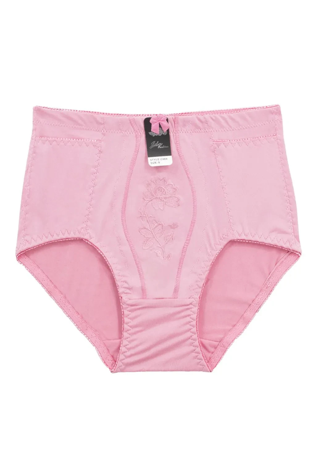 Lot 6 Tummy Control Panties Brief Front Side Pockets S M L XL 2XL 3XL 4XL 670