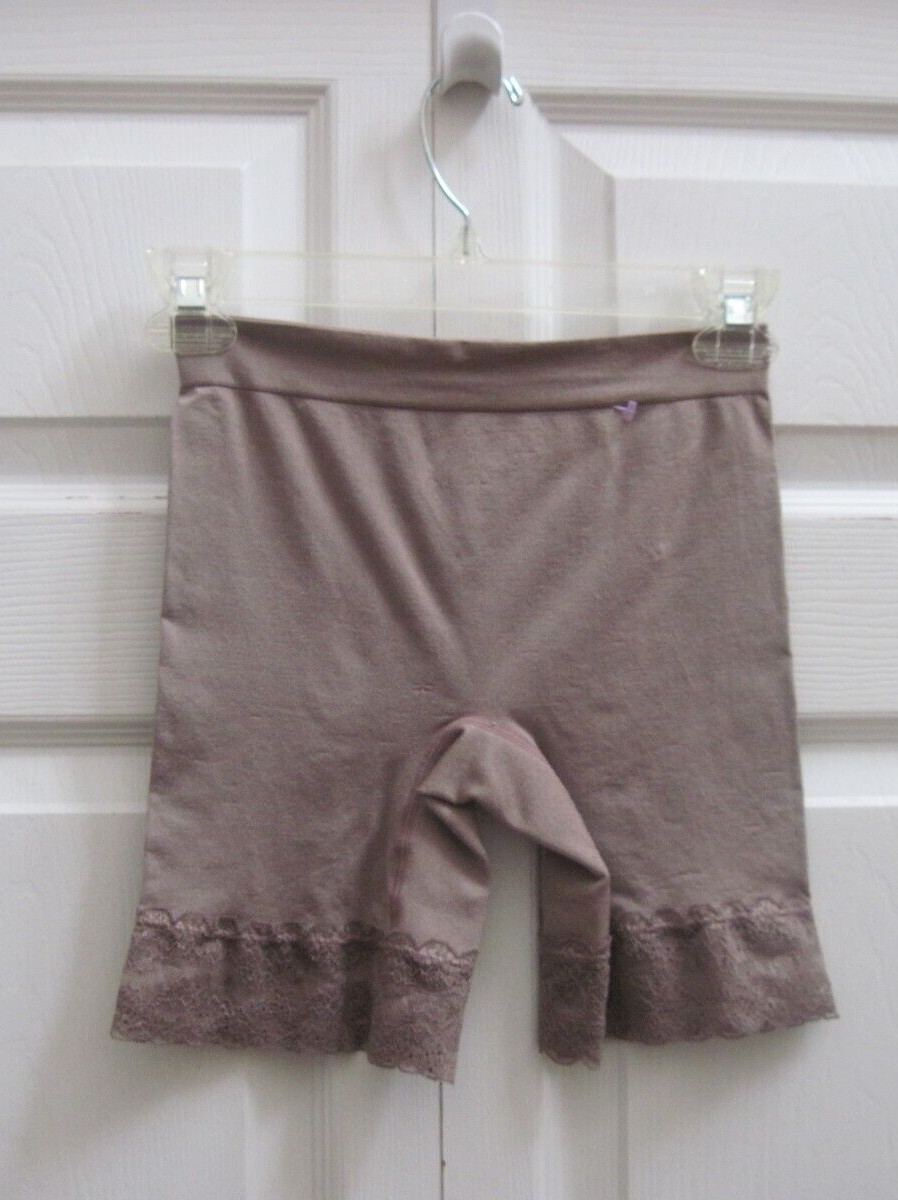 BREEZIES Women’s Size Small Brown Lightweight Pantie Girdle Stretch Fabric New