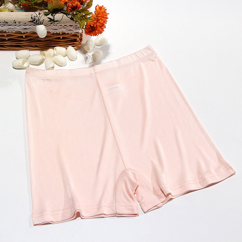Lady Knitted Silk Shorts Stretch Boxer Underwear Underpant Knicker Safety Pants