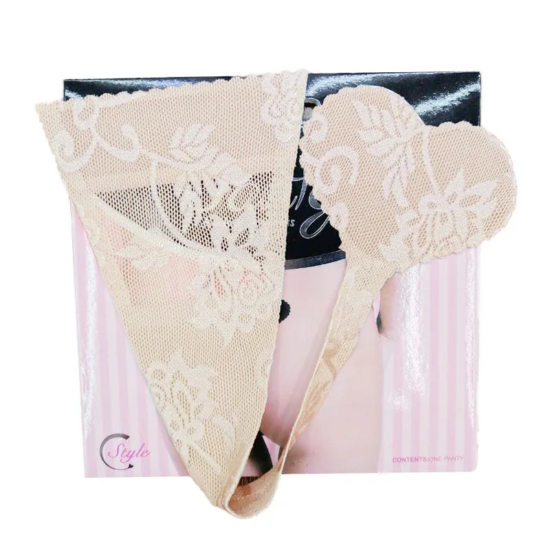 1pc Women C-String Panties Invisible Strapless Thong Self Adhesive Seamless