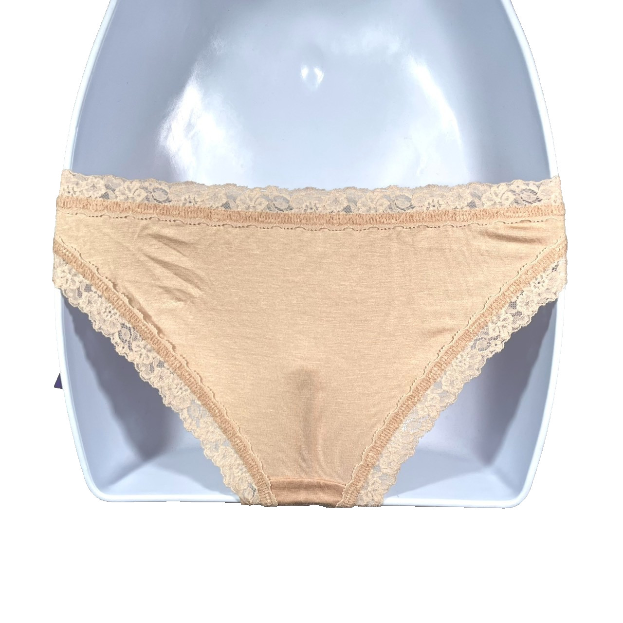 NWT 1-Pack Hanky Panky Wome’s XS DreamEase Brazilian Bikini 632104 Chai $29