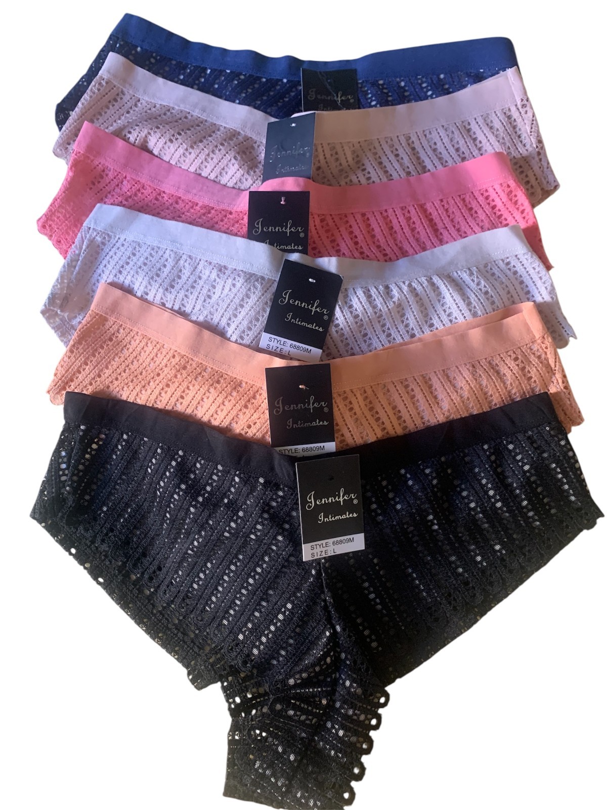 Lot of 3 Jennifer Lace Bikini Panties S-M-L-XL