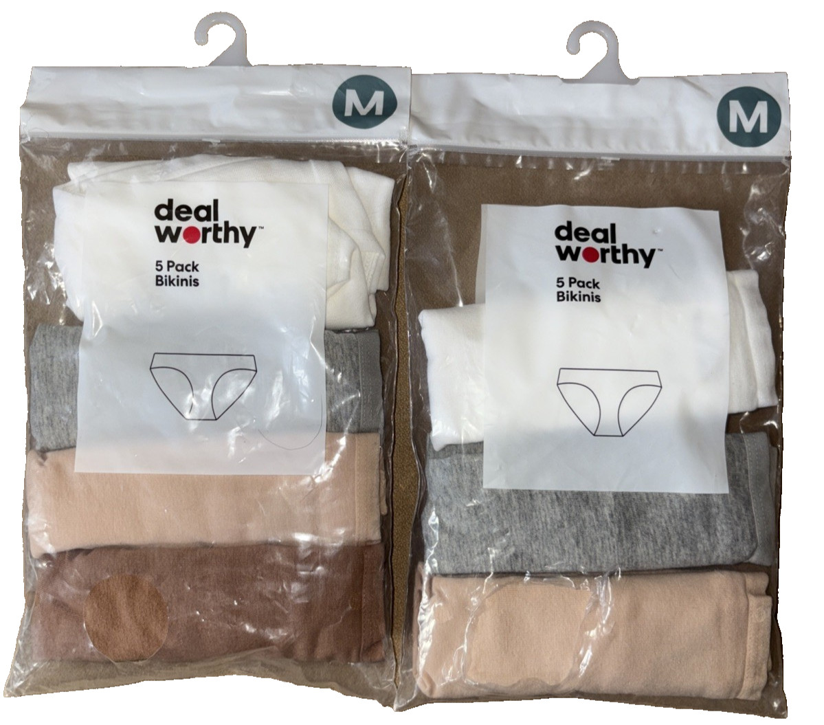 Deal Worthy Lot of 7 pairs Women’s Bikinis Underpants Medium New Open Package