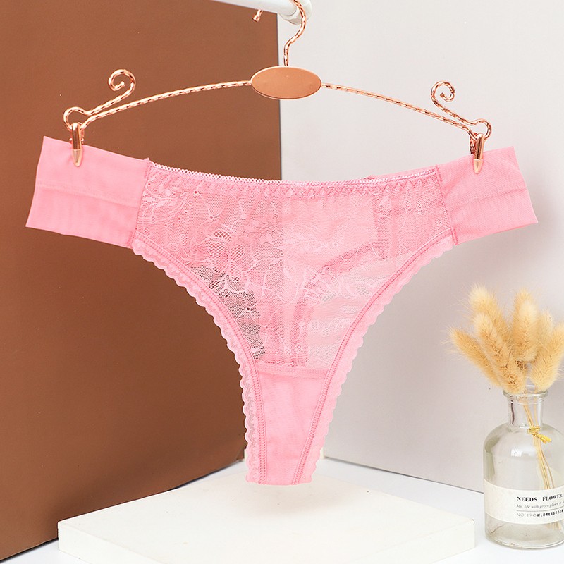 6 Pack Lot Sexy Womens See Through Sheer Panties Thongs Underwear Sissy Lingerie