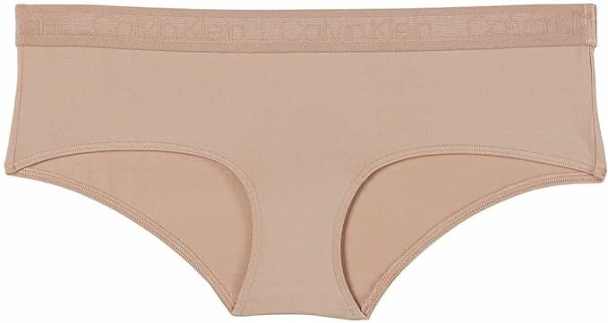 NiB Women’s Calvin Klein 3-Pack Hipster Panties Charcoal Tan Black Size L 3HL281