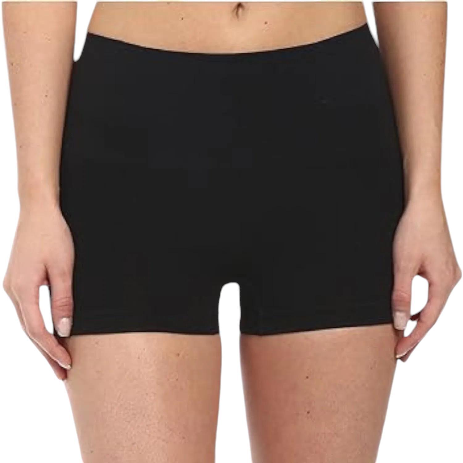 SPANX Women’s Everyday Shaping Seamless Boyshort Panties Black