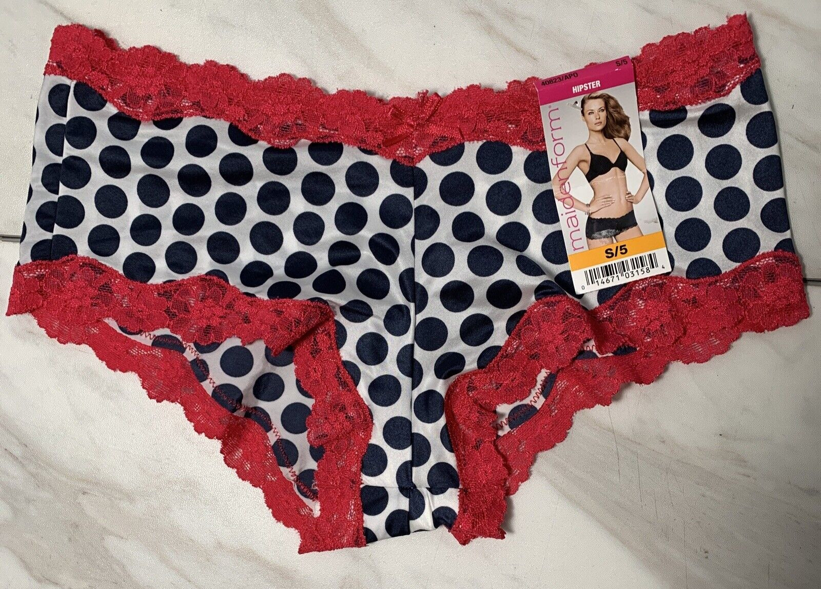 Victoria Secret Cheeky S/P & Maidenform Hipster S/5/CH Women’s Panties Stretch