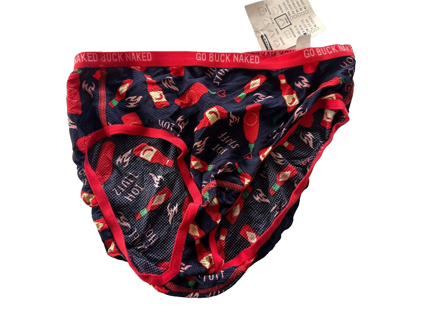 Duluth Trading Women’s Small Go Buck Naked Hot Spicy Bikini Underwear NEW