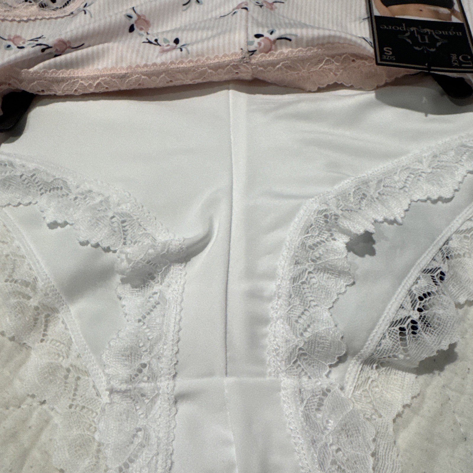 Nanette Lepore 5 Pack Boyshort Lace Panties Set Size Small Underwear Pink