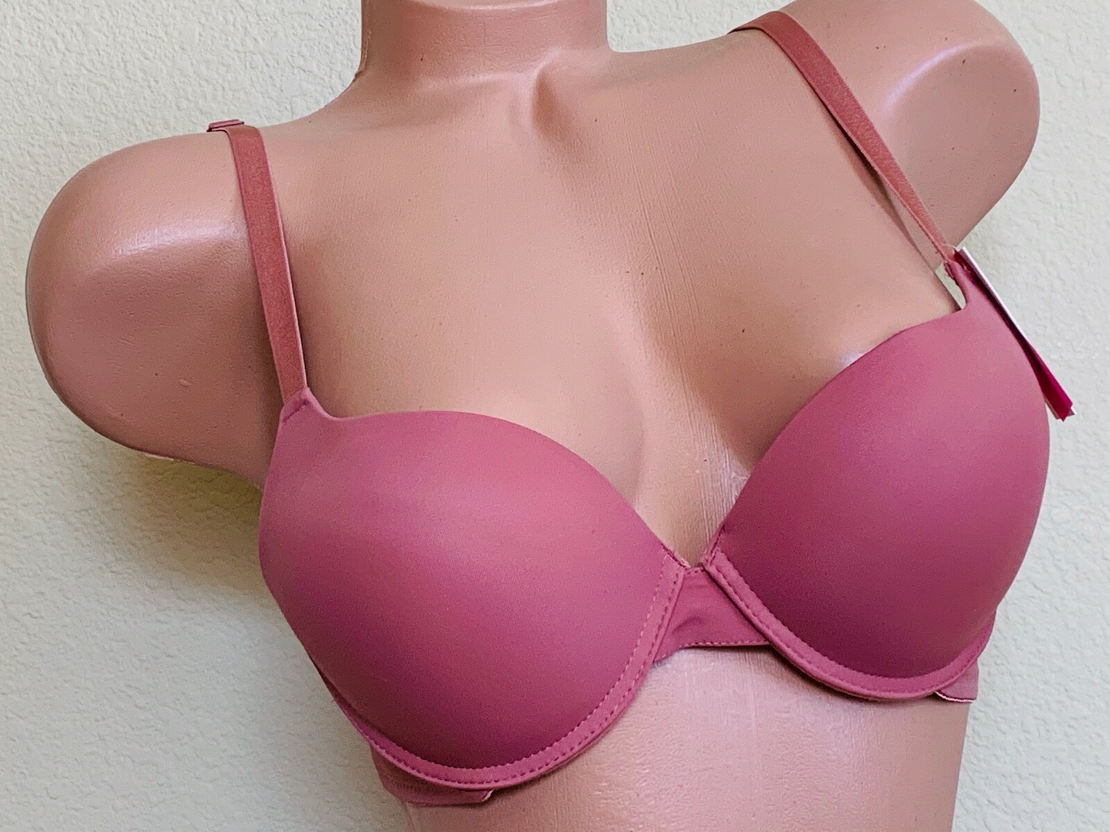3-6 Women’s Bras Extreme Pushups ADD 2 Size CUP PLUNGE 7118 T-SHIRT Bra 32B-38C
