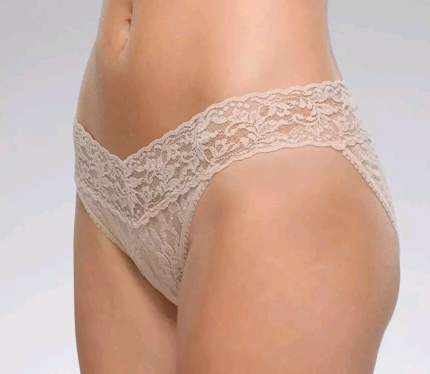 HANKY PANKY SIGNATURE LACE VIKINI PANTIES PACK OF 2 ASSORTED COLORS SIZE L.