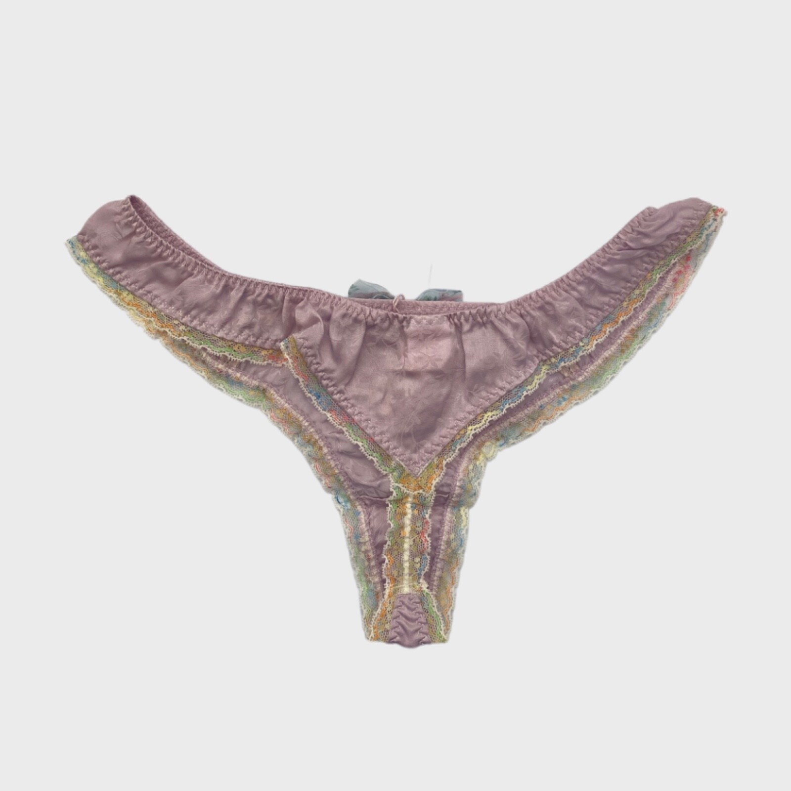 CLEARANCE – Fifi Chachnil Cotton & Silk Thong – 36 (XS), 38 (S), 42(L) – NWT
