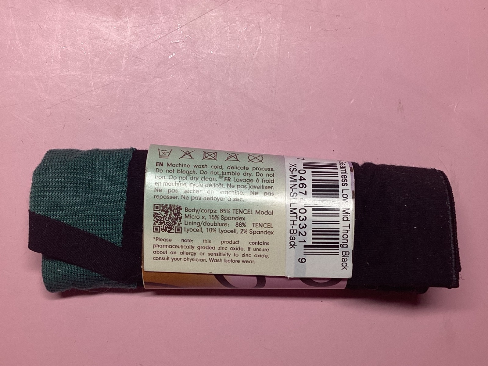 Huha Seamless Low-Mid Rise Thong – Black In Size XS NWT