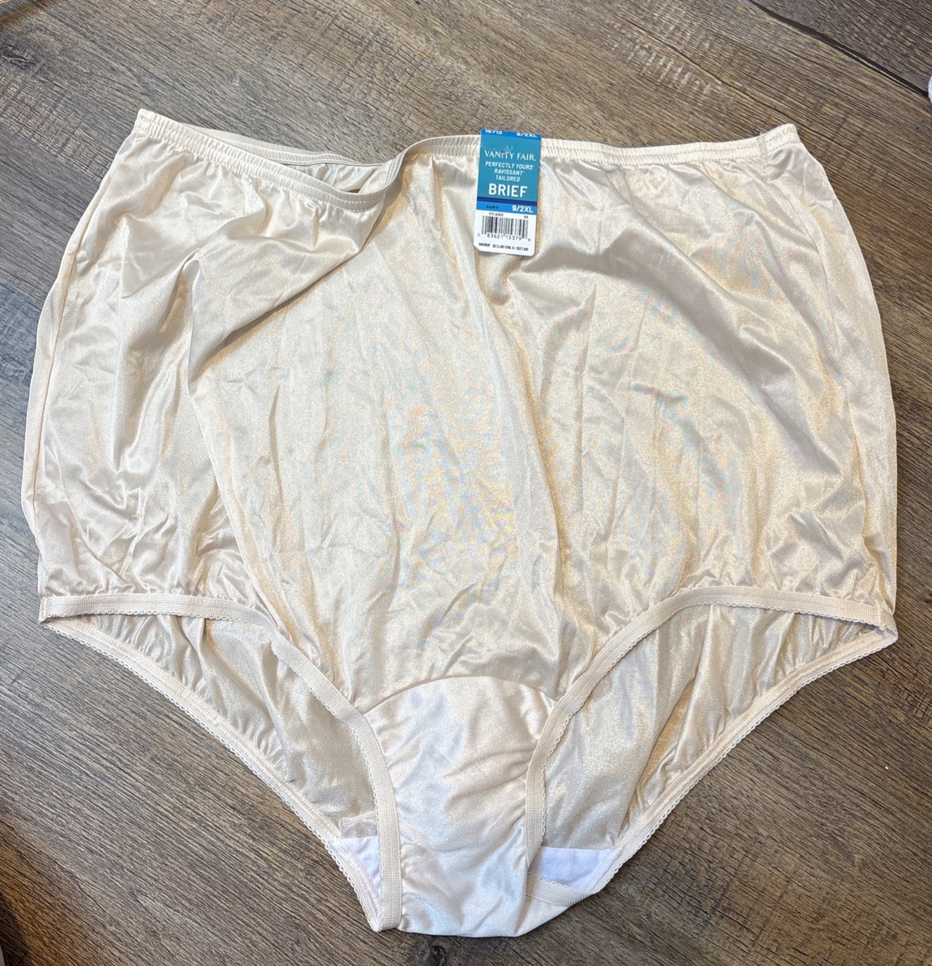 Vanity Fair CandleGlow Ravissant Tailored Brief Underwear Women’s Size 2X-Large