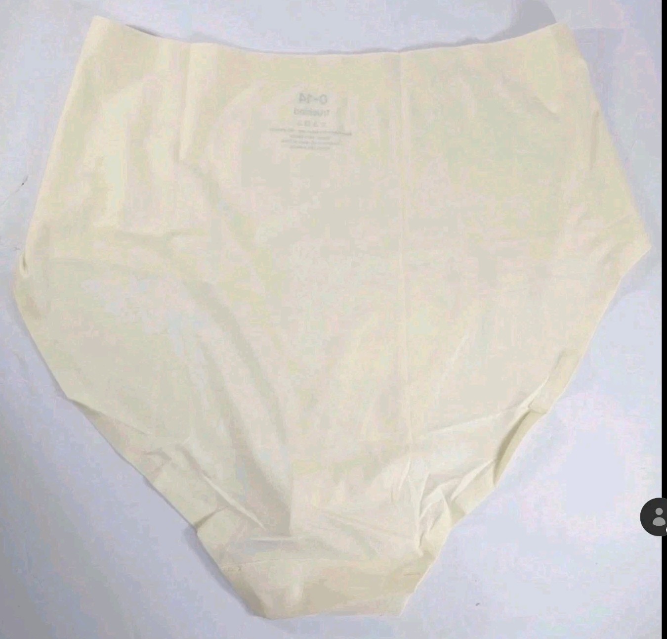 Lot Of 4 Shapermint Truekind Seamless Brief Underwear Size 0-14 /NUDE