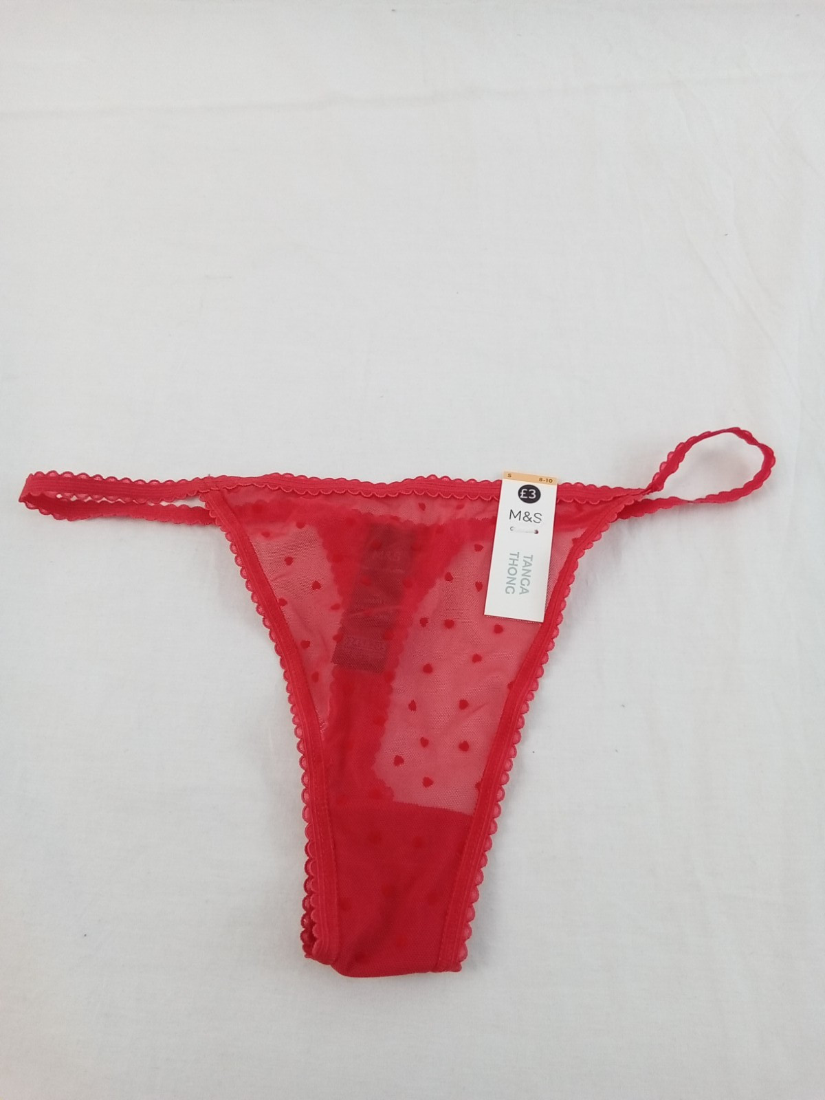 M&S 15pcs Bundle Underwear Size S 8-10 Red Mesh Leopard Thong Pink Brazilian New