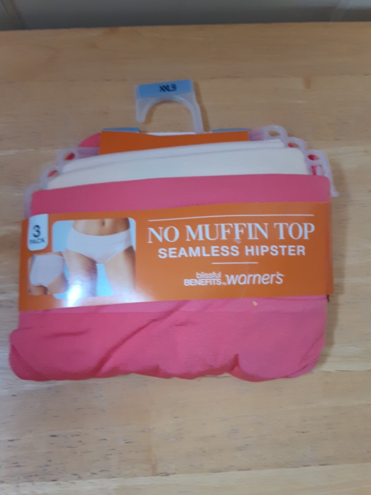 Warner’s Blissful Benefit Woman’s Hipsters (3 Pair) Size XXL (9) NEW WITH TAGS