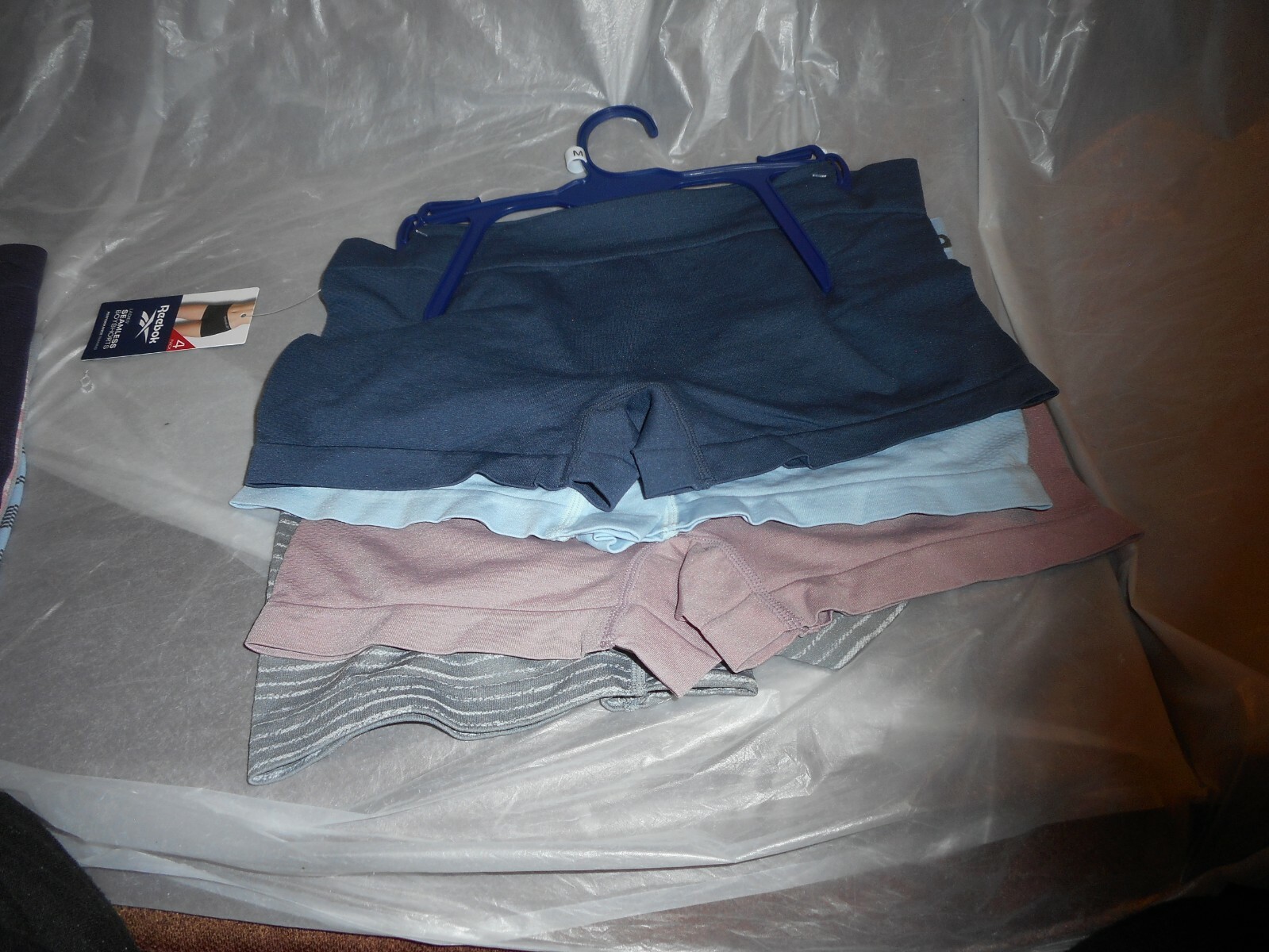 4 Pack REEBOK Women Seamless Multi Color Boyshorts Medium & XL