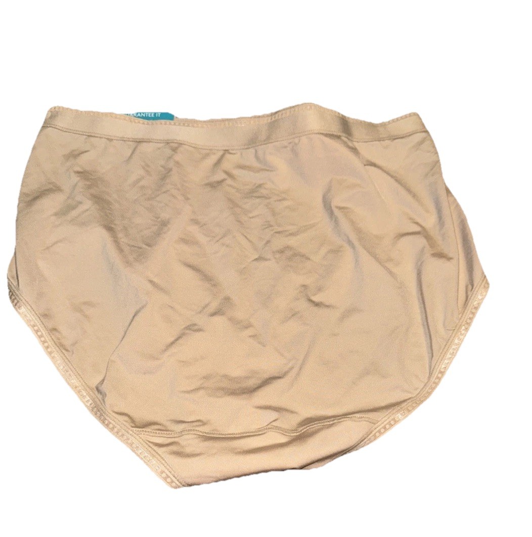 Vanity Fair Womens Comfort Where Counts No Ride Up Panty Briefs Sz 7 Large New