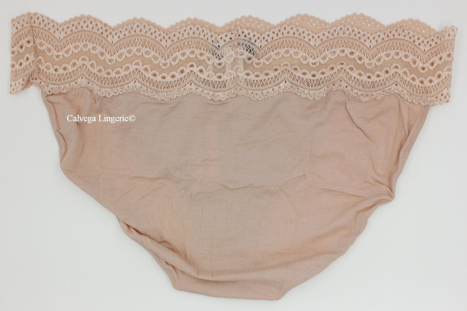 NWT COSABELLA CEYMD0521 “Ceylon” Modal / Lace Bikini, Beige, Italy