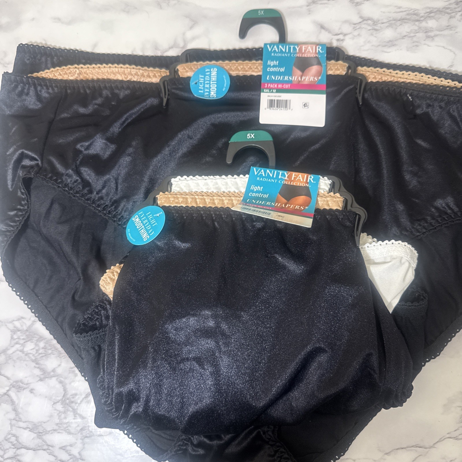 VANITY FAIR Radiant Collection Undershapers Light Control BRIEF sz 5XL/6
