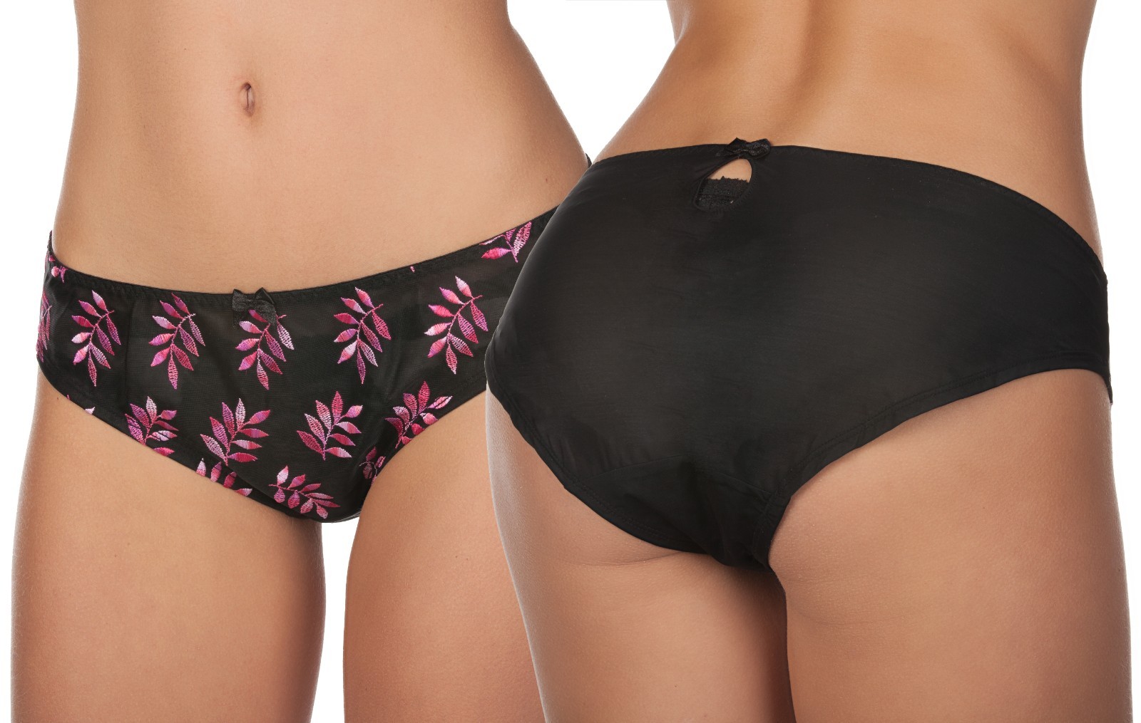 Panache Tango Embroidered Mesh Front Bikini Brief Panty 3255